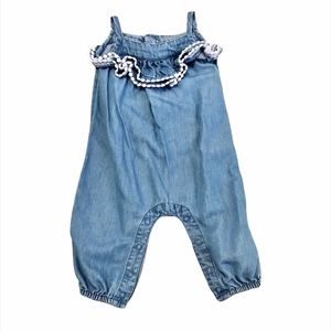 NWOT Minoti Baby Chambray Jumpsuit